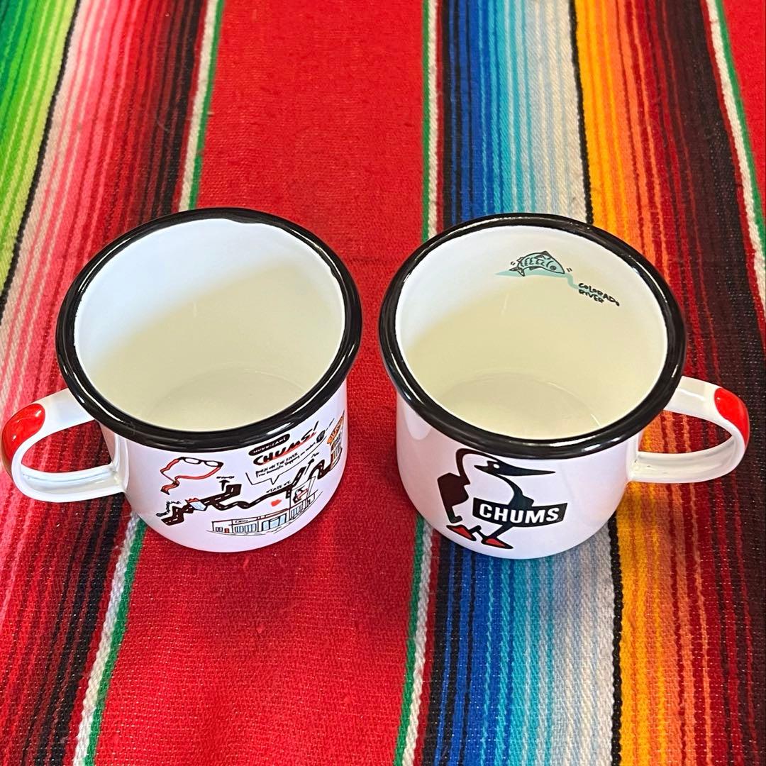 新品　CHUMS Enamel Mug チャムス カップ　2コセット