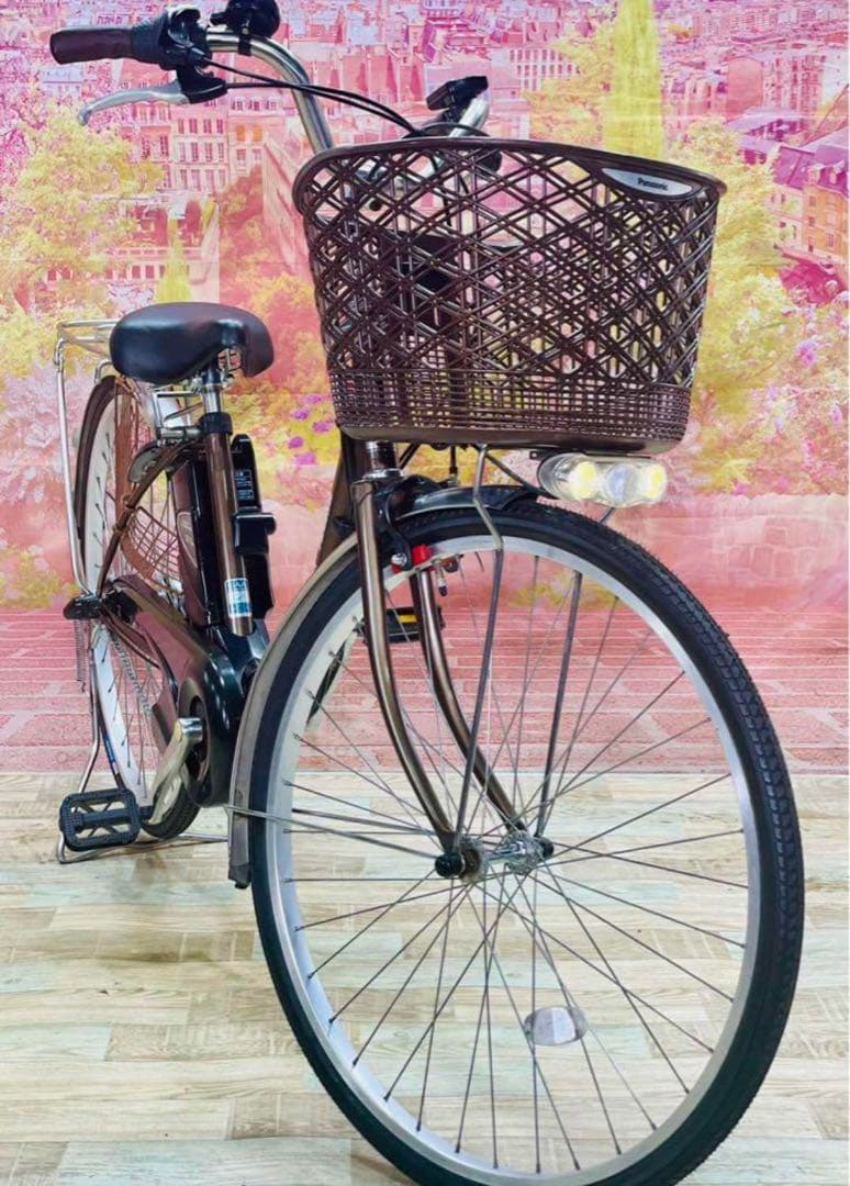 K2442 電動自転車パナソニック ママチャリ 26インチ 送料無料