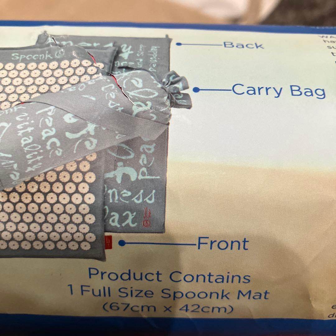SPOONK スプーンク Lサイズ 指圧代用マット　レッド　赤