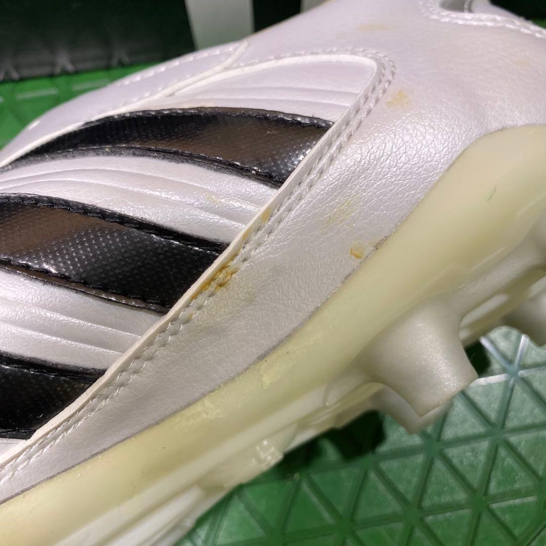 【未使用】adidas サッカーシューズ ホワイト/ブラック 25.0cm