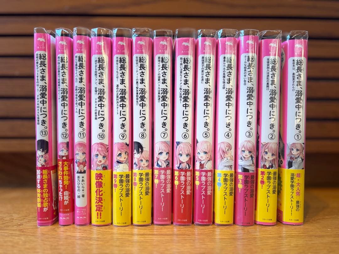 総長さま、溺愛中につき。　1巻〜13巻セット　特典付き