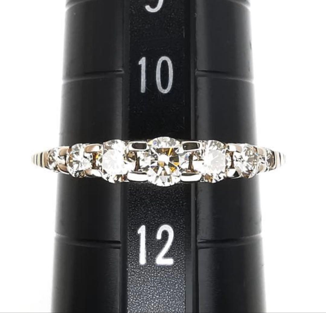 カシケイ K18BG ダイヤモンド リング 0.40ct ネイキッド 定価30万