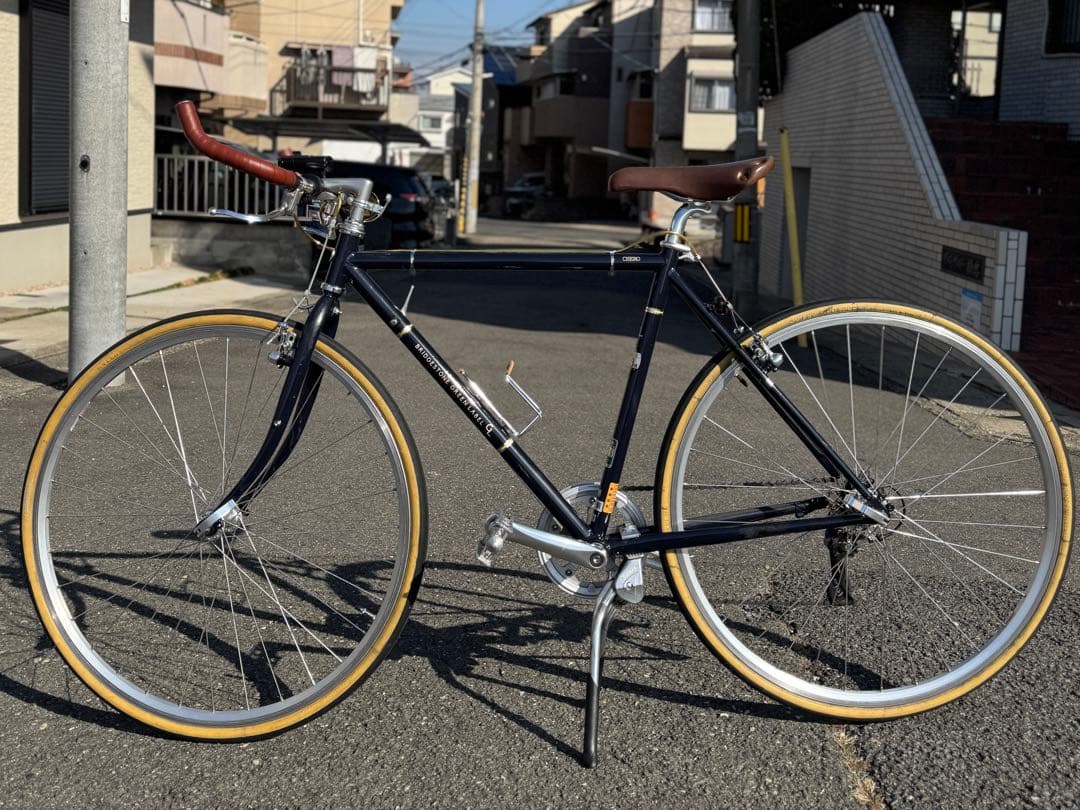 ブリヂストン　クエロCHERO700c ブルホーンスタイル　クロモリ