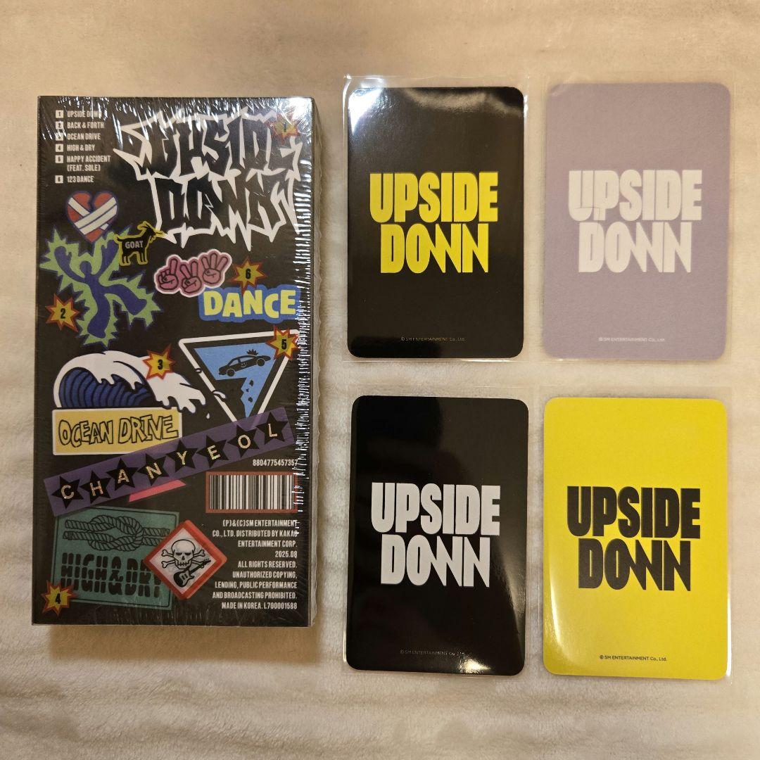 チャニョル UPSIDE DOWN Selfie + Withmuu トレカ