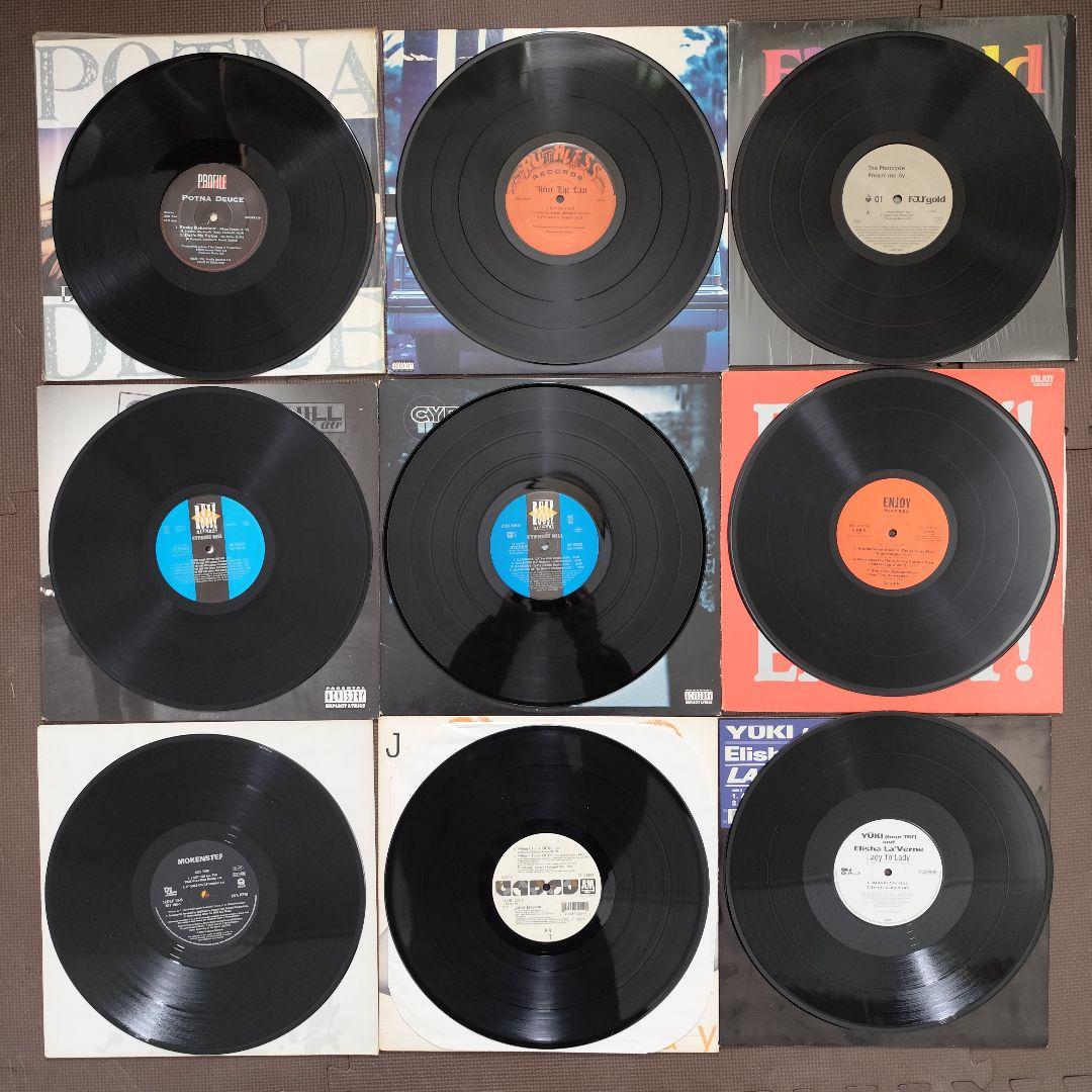 ほぼ西よりな9枚セット HIPHOPレコード