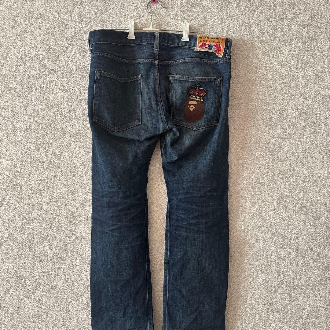 A BATHING APE ストレートデニム