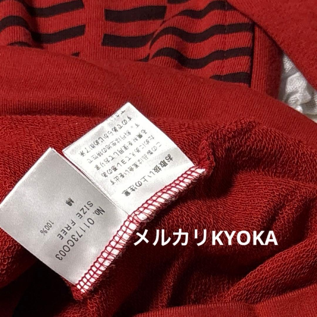 HYSTERIC GLAMOUR ヒステリックグラマー ヒスベア ボーダー 赤黒