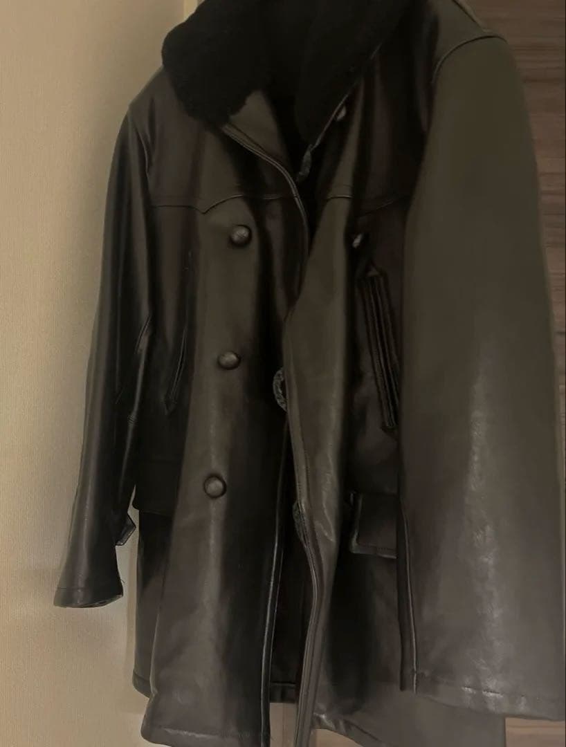 b*g様 comoli 25aw ラムレザー　カナディアンコート