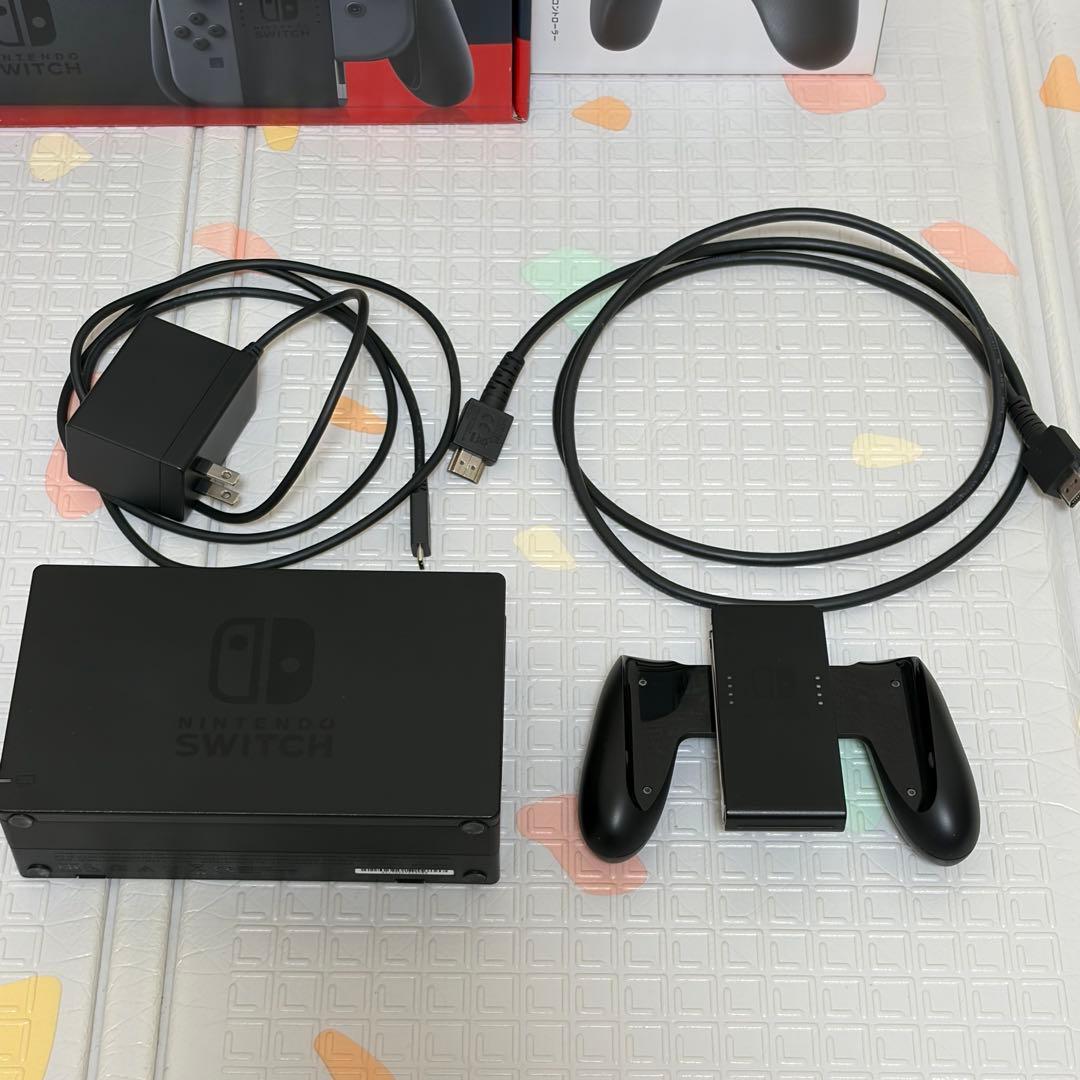 Nintendo Switch 本体 グレー バッテリー強化版 キャリングケース