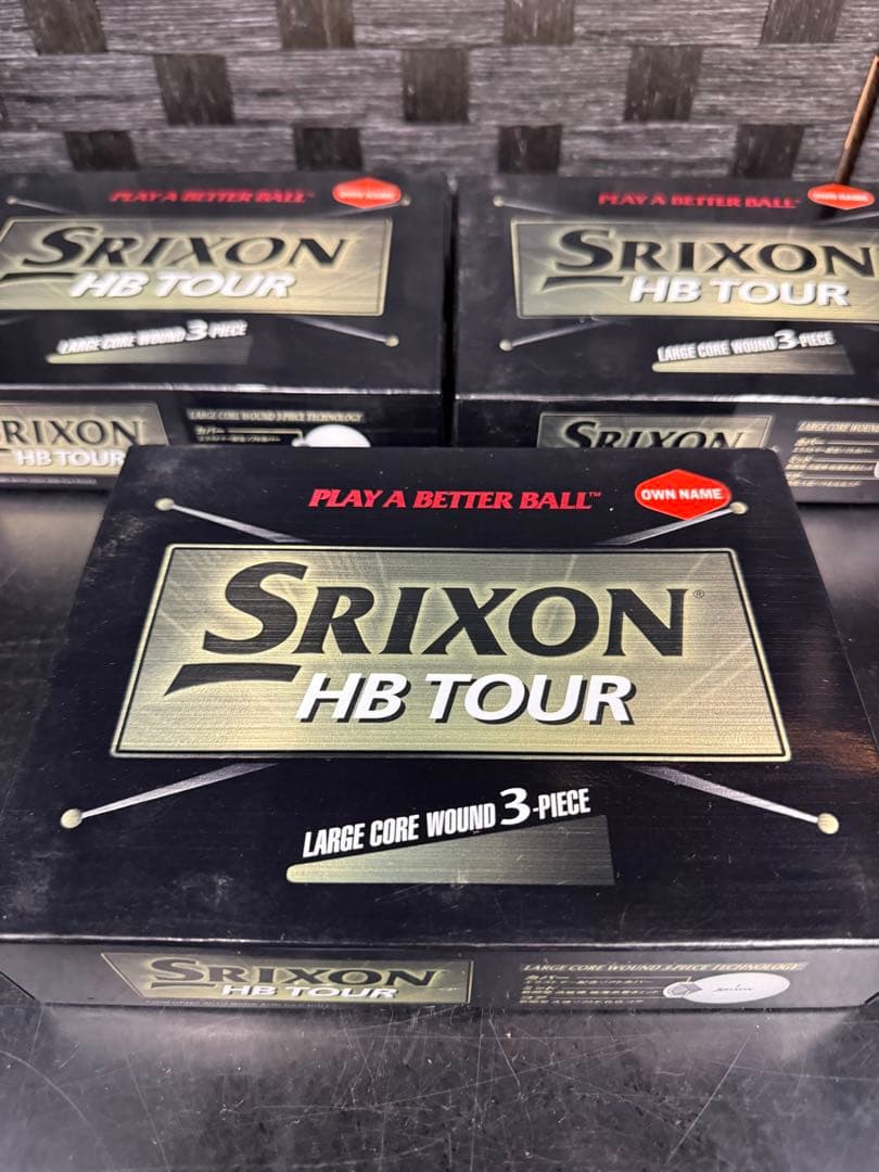 Srixon HB TOUR ゴルフボール　12個入り　3箱セット スリクソン