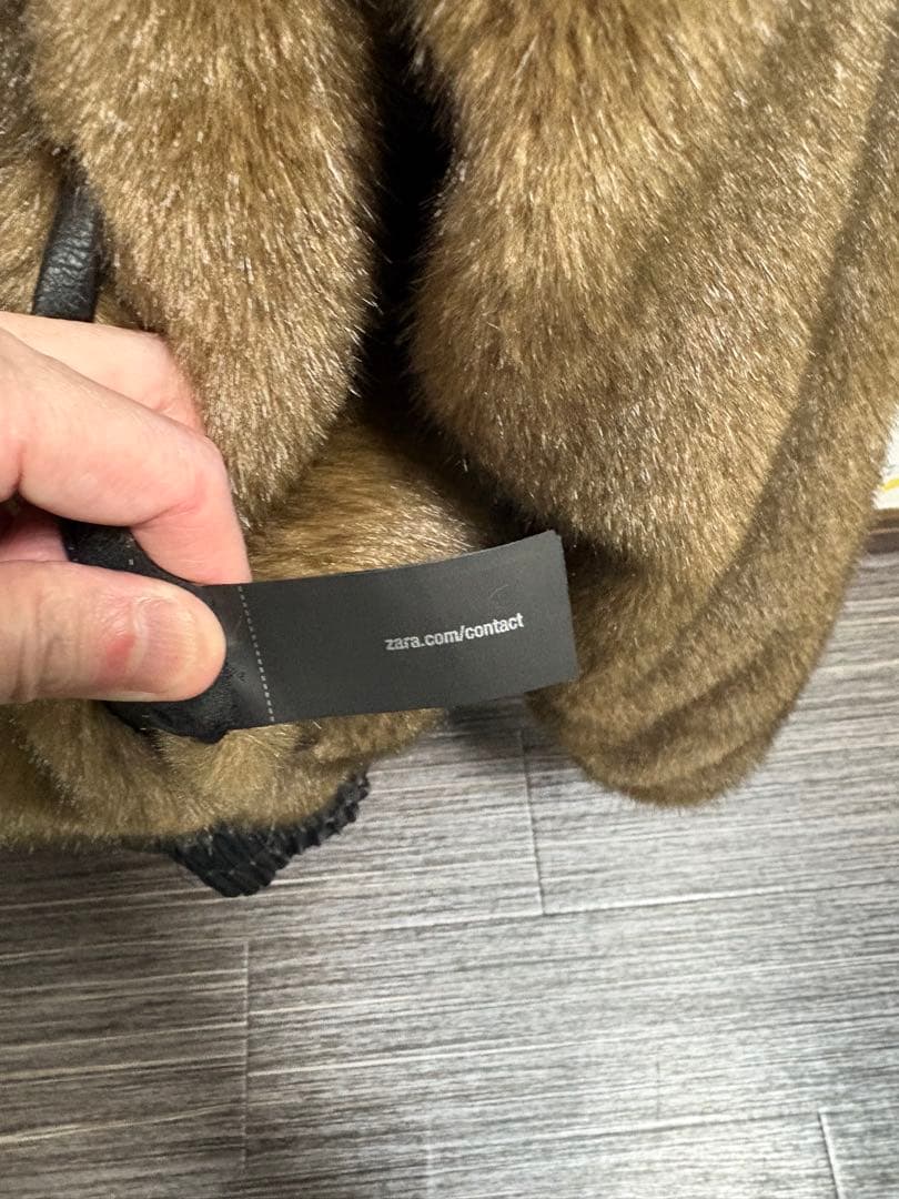 ZARA リバーシブル フェイクレザージャケット