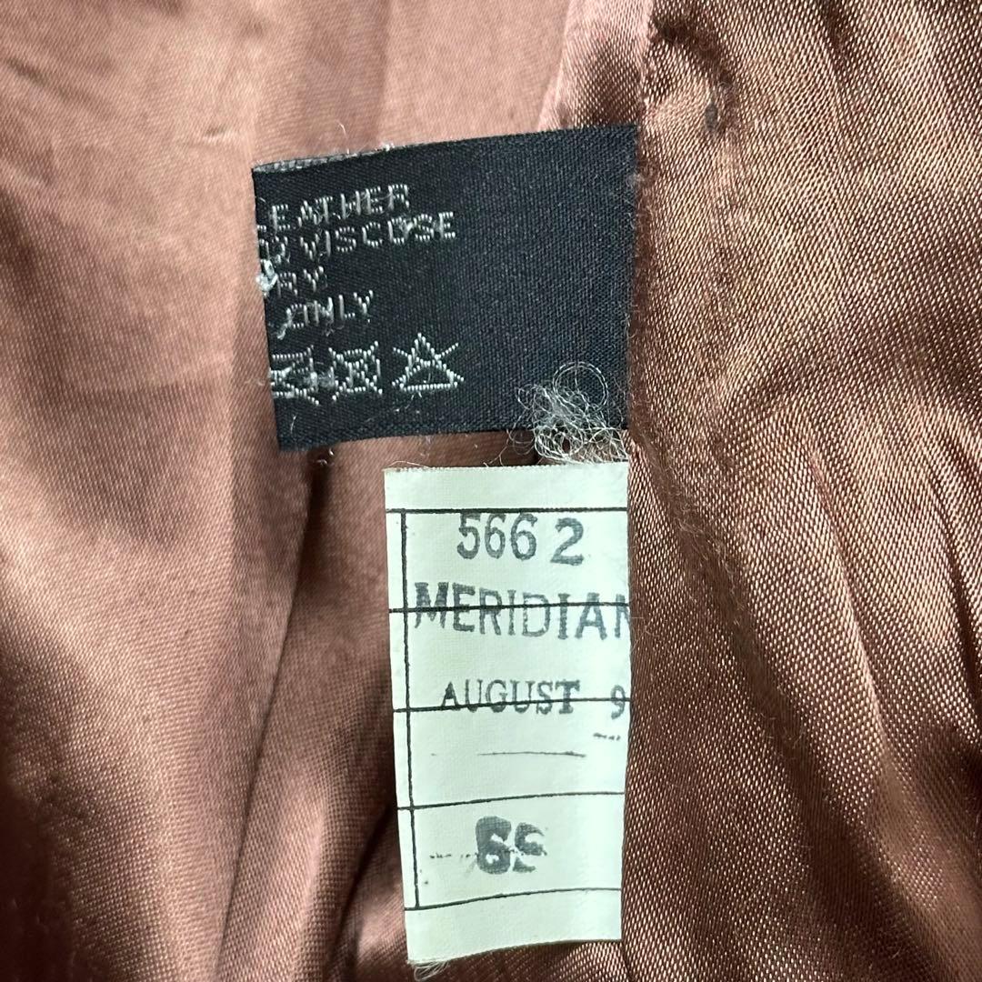90s スエード フリンジレザージャケット old GUESS ゲス 本革