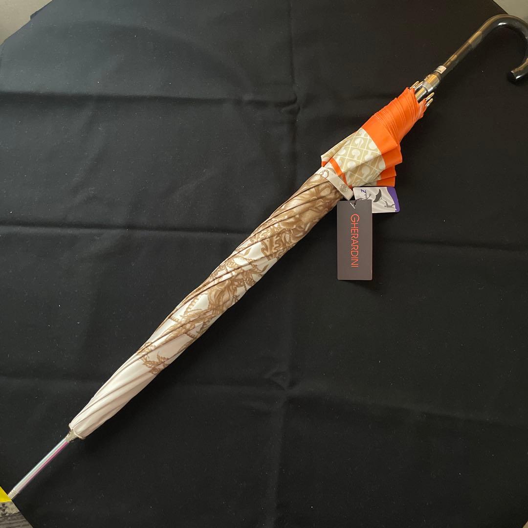 No.5 未使用 GHERARDINI 雨傘 長傘 新品 耐風　ジャンプ傘