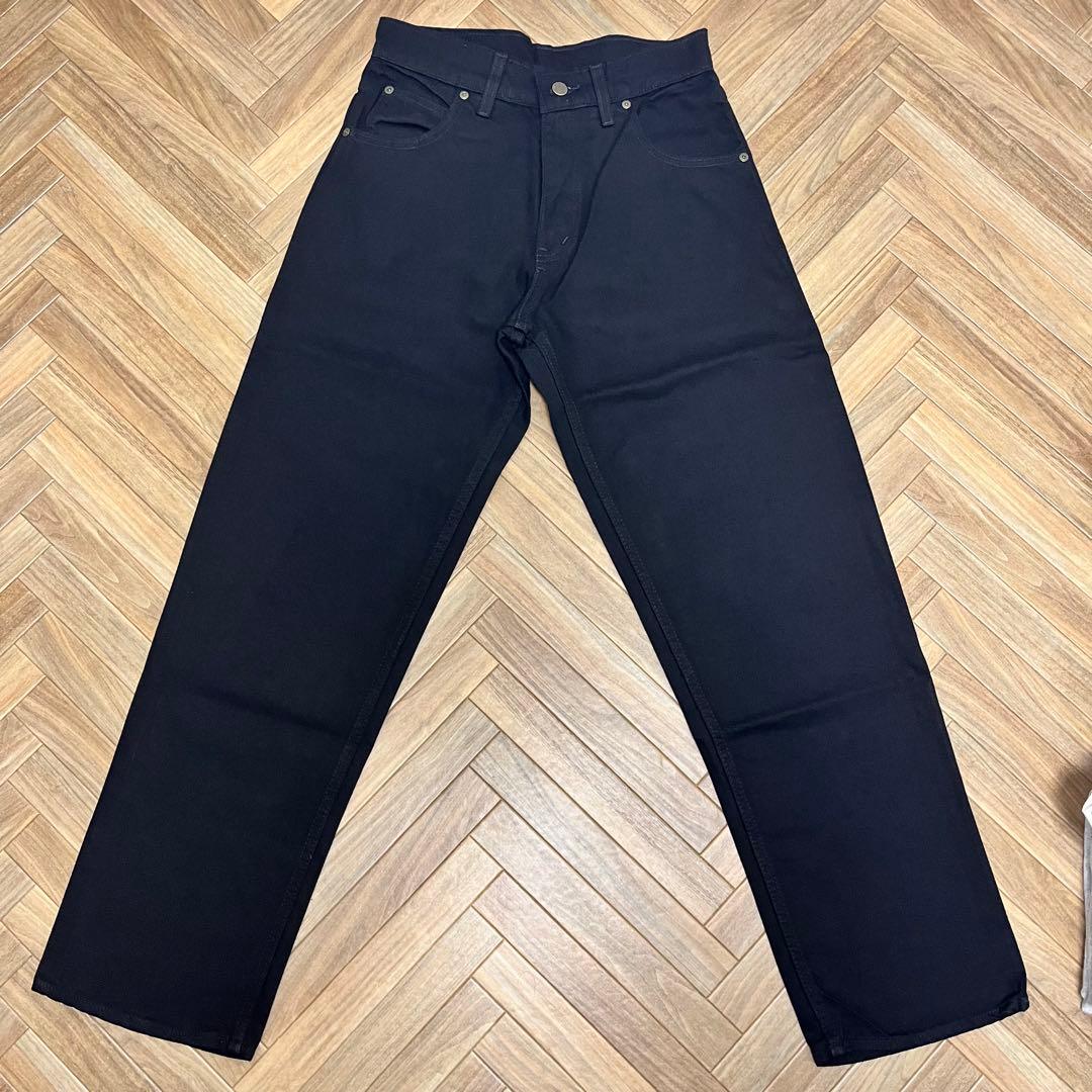 L*N様 新品　PRISON BLU ブラックデニム　30×32 希少　アメリカ
