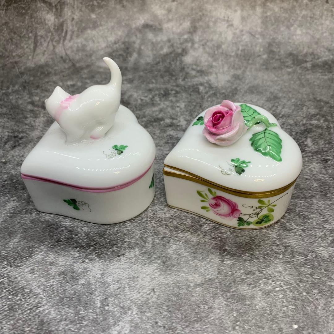 H939\" HANDPAINTED プレート 小物入れ アソート 4テン