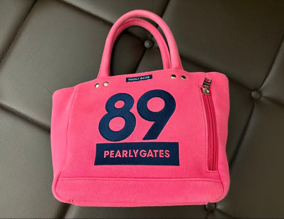 PEARLY GATES ピンク カートバッグトート パーリーゲイツ