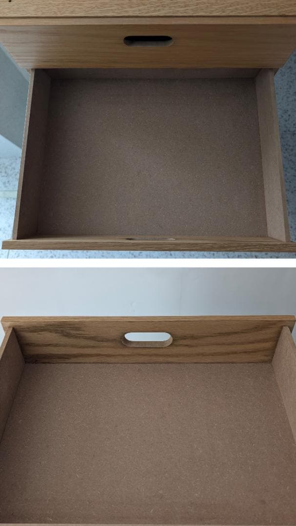 USED MUJI 無印 スタッキングチェスト 引出し4段 オーク材 美品
