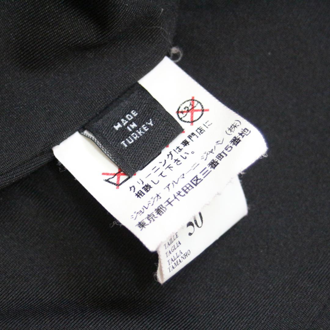 ARMANI COLLEZIONI レザージャケット 黒 50 XL シングル