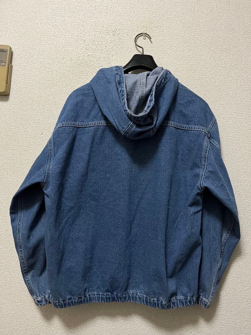 エクストララージ　デニムアノラックパーカー　/S　インディゴブルー　XLarge