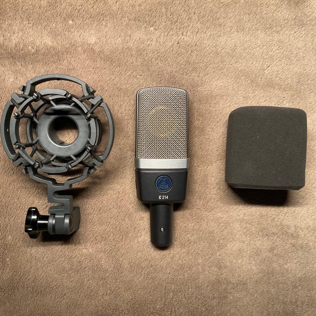AKG C214 コンデンサーマイク ケーブル付き
