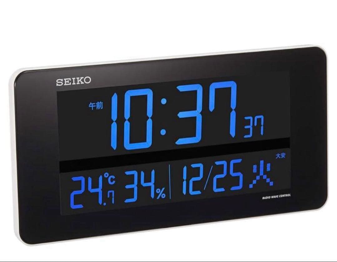 SEIKO セイコー　置き時計　デジタル時計　DL208W