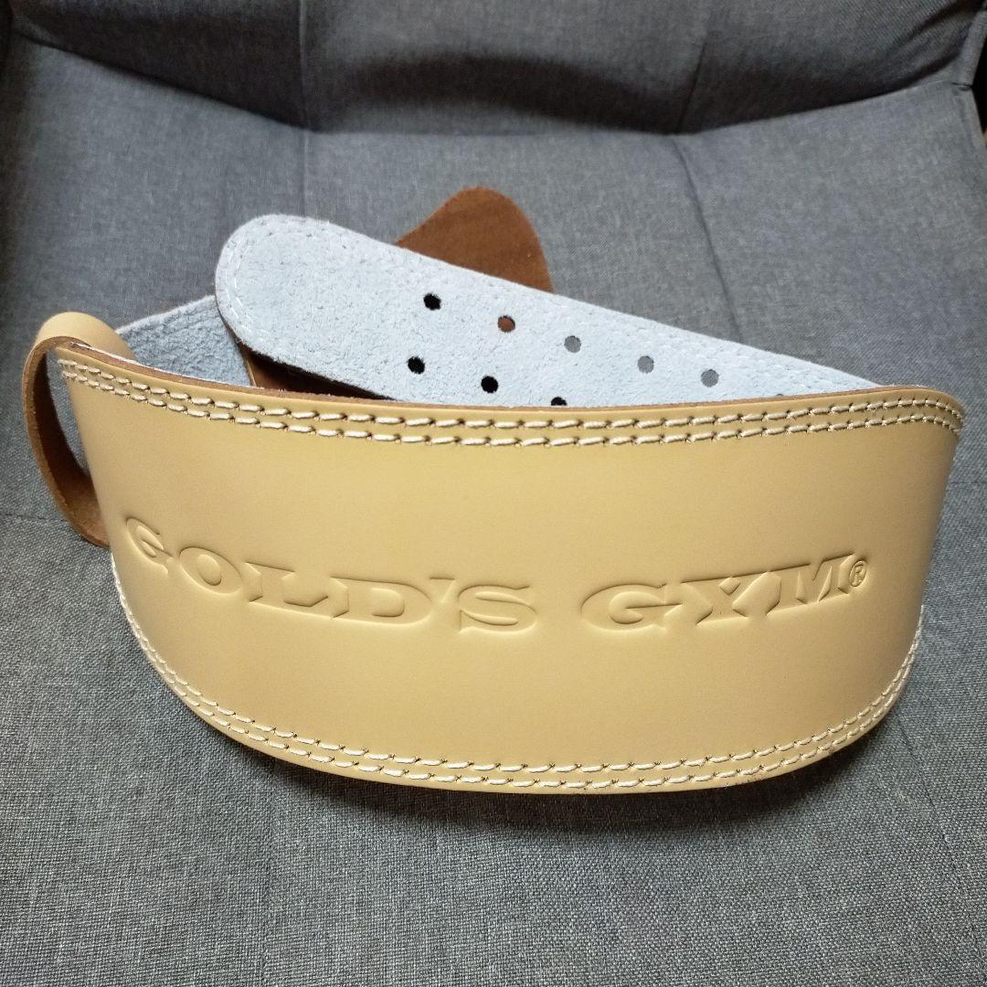 ゴールドジム ベーシックレザーベルト トレーニングベルト Sサイズ