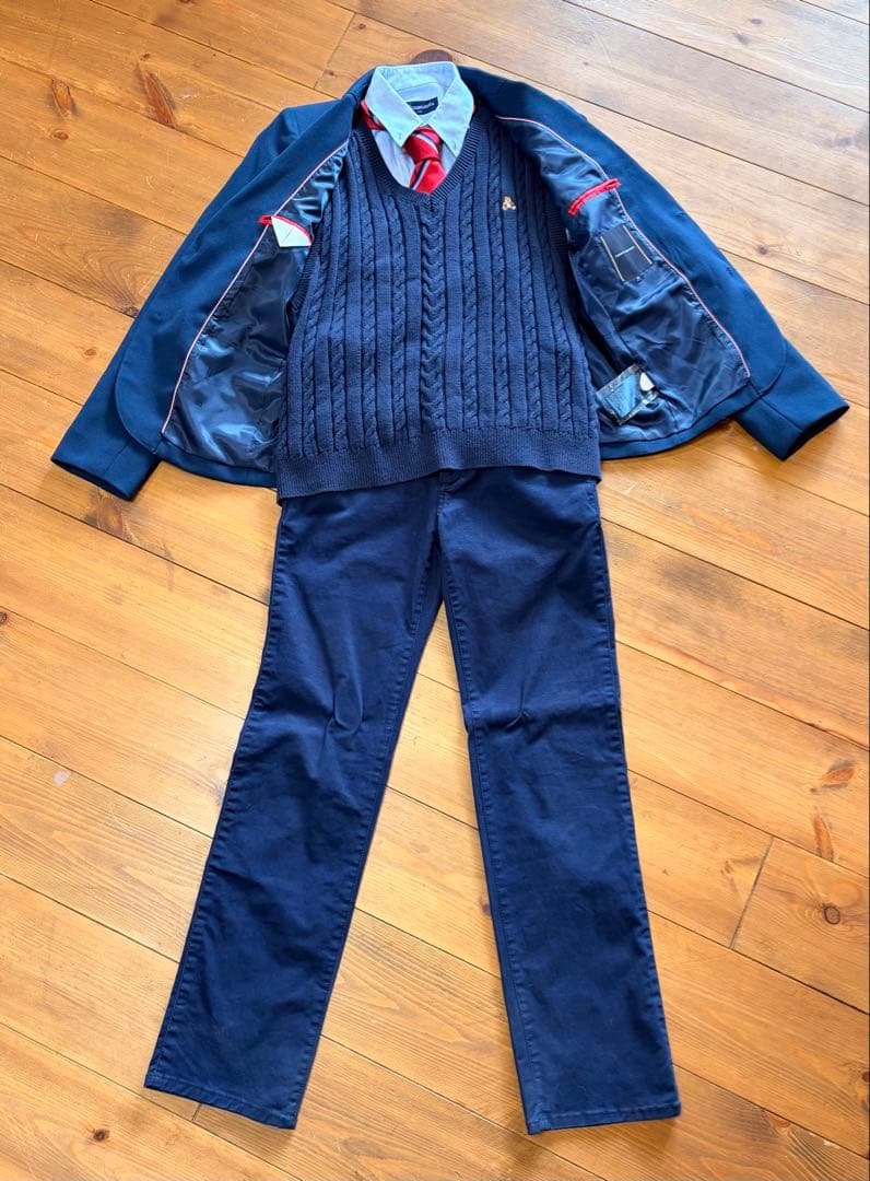 【お値下げ中】小学校卒業式５点セット 150 トミーヒルフィガー等