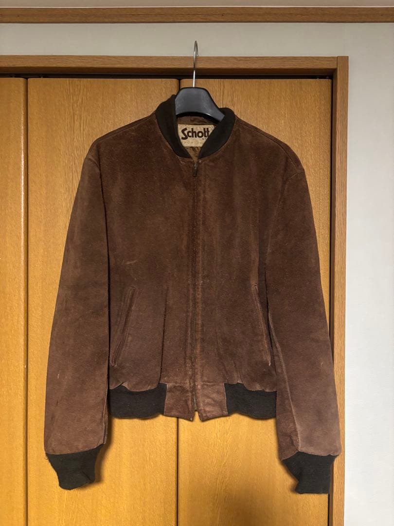 Schott スエードボンバージャケット