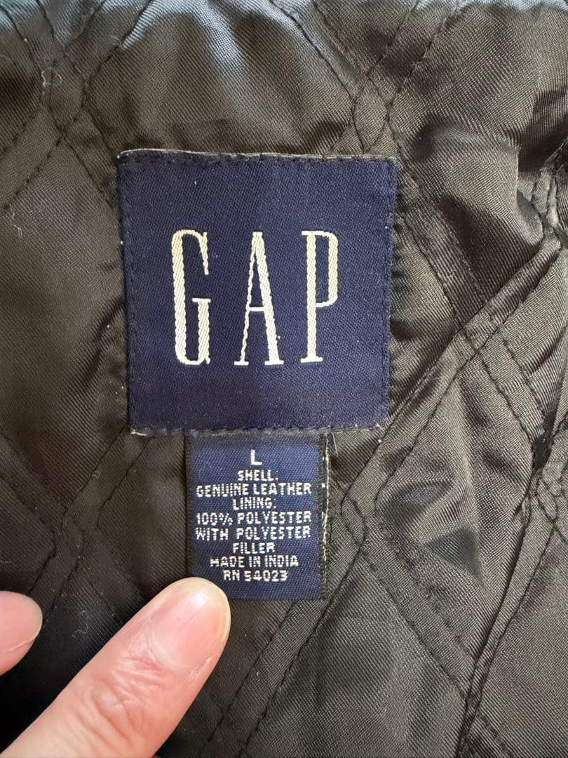 90s OLD Gapオールド ギャップ レザー カーコート 野村訓市 着用