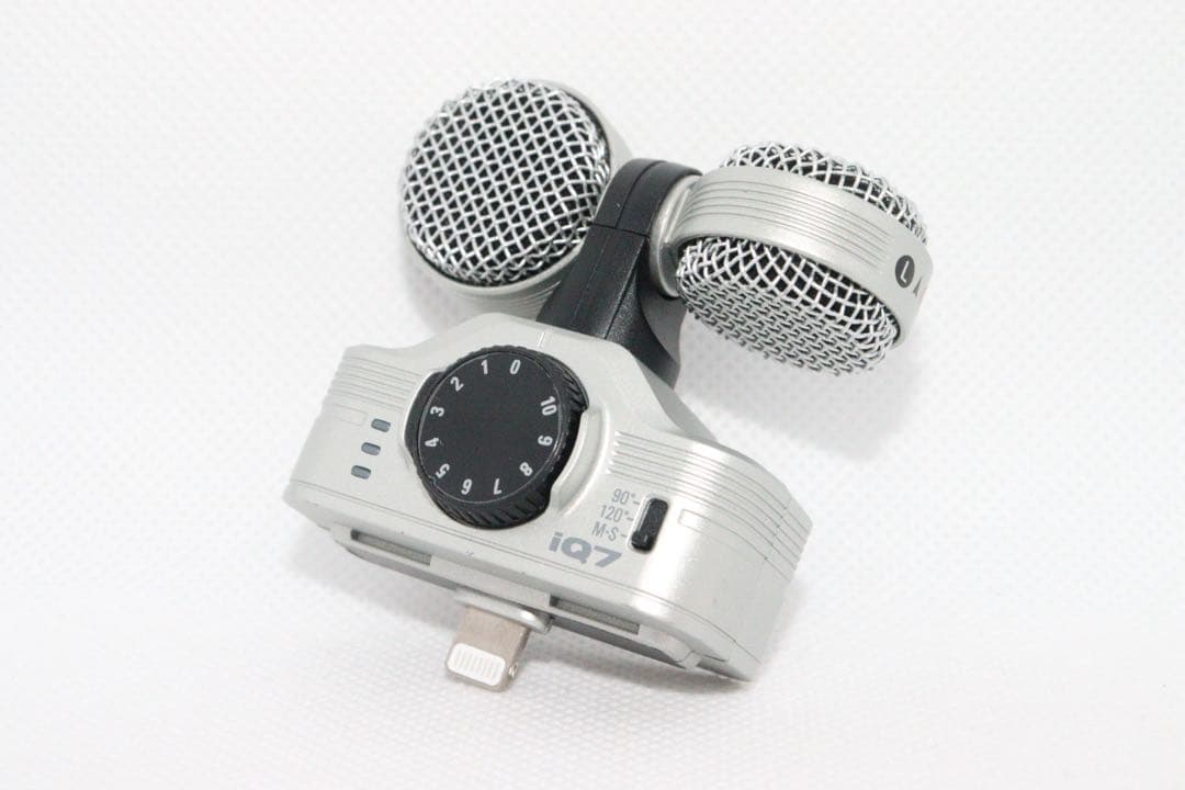 ZOOM iQ7 Lightning接続 コンデンサーマイク