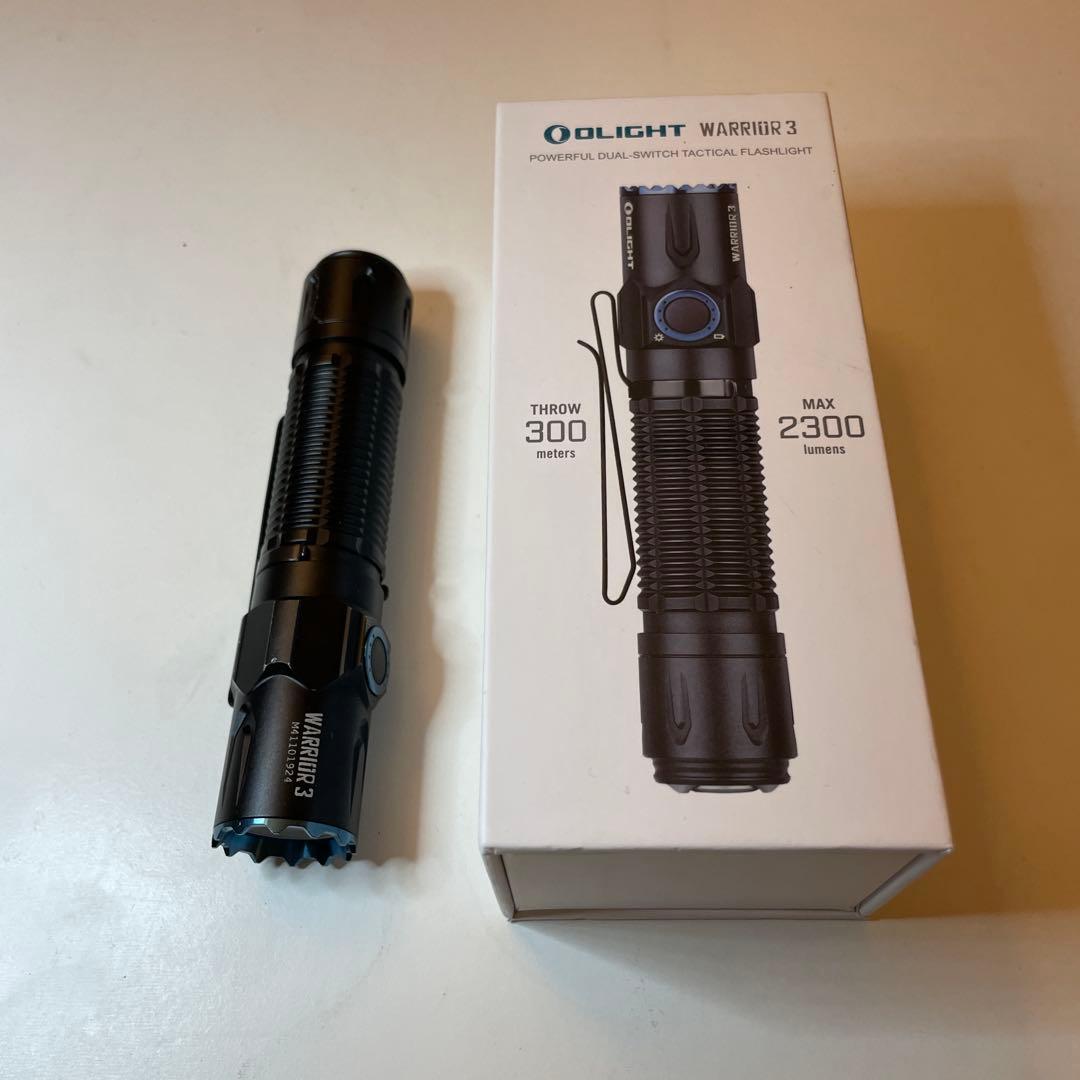 OLIGHT Warrior 3 オーライト タクティカルライト 懐中電灯 防災