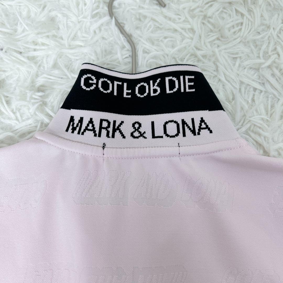 MARK & LONA メンズ44 総柄ポロ スカル