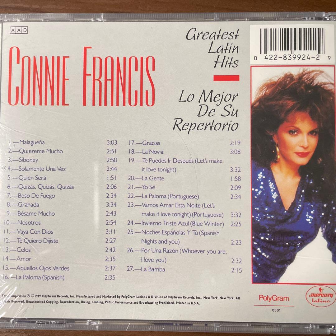新品CD CONNIE FRANCIS Greatest Latin Hits