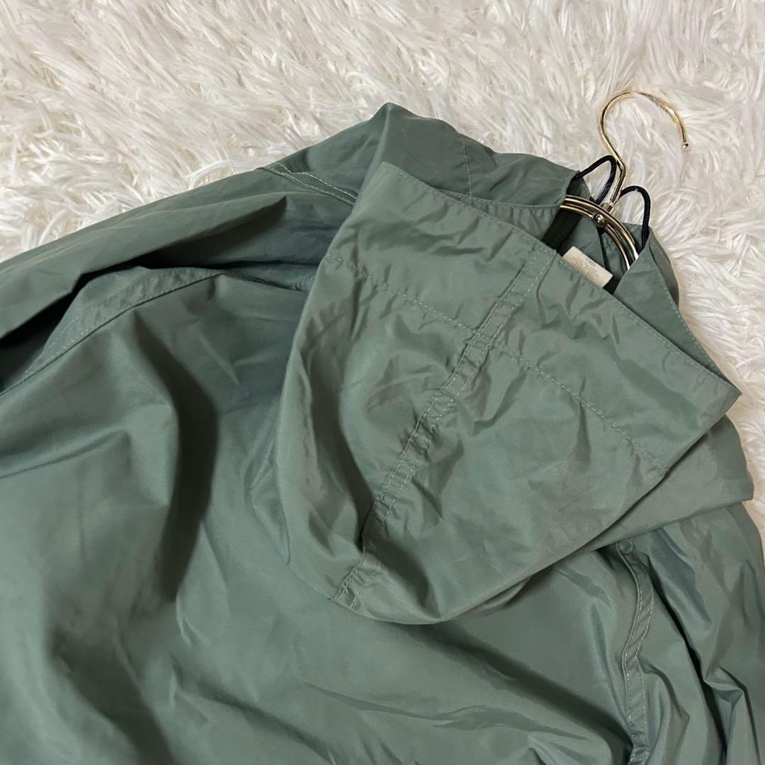 ［良品］L.L Bean ナイロンアノラックパーカー カーキ S
