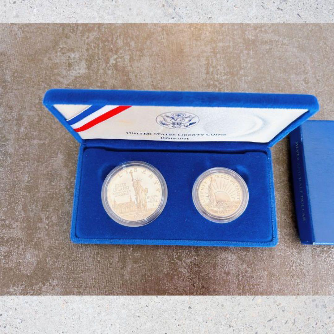 S　1986年 自由の女神 プルーフ記念銀貨セット