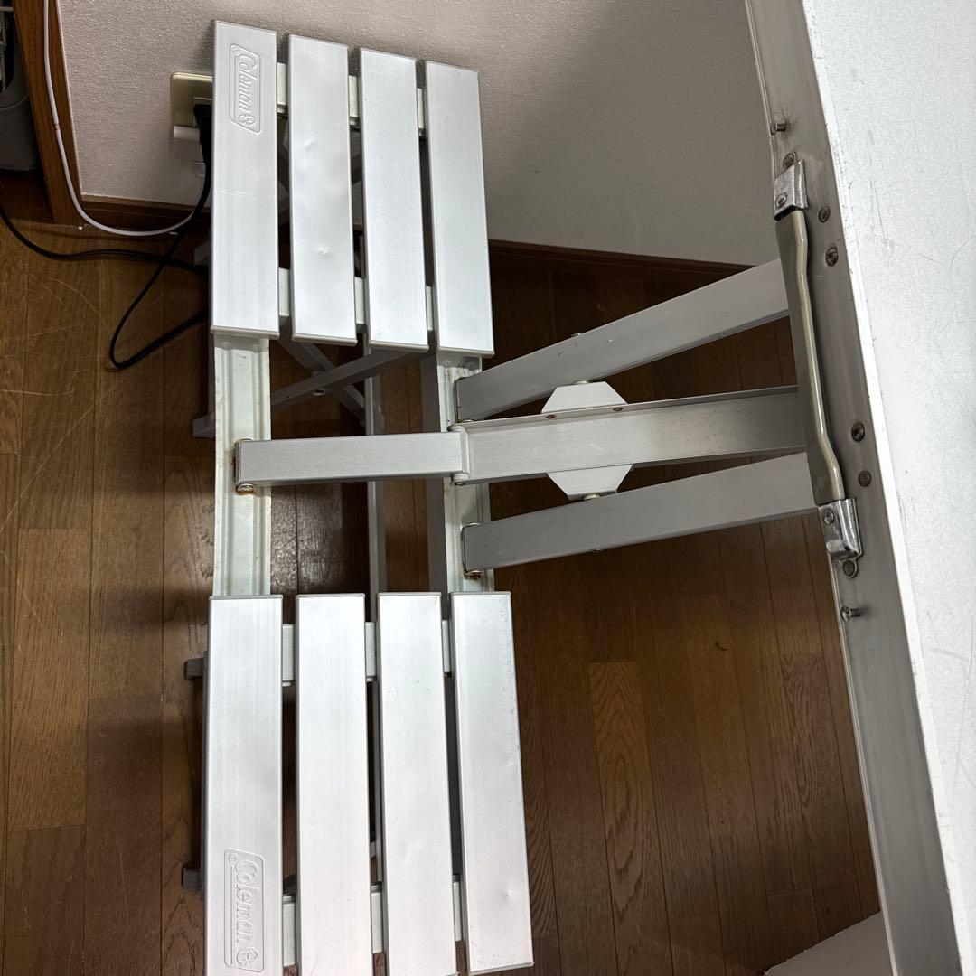 廃番 希少 Coleman アルミニウムピクニックテーブル 170-5564