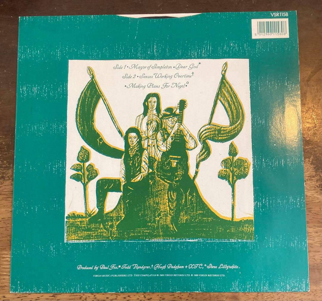 ◾️89年大ヒット名曲■XTC ■Mayer Of Simpleton ■12in