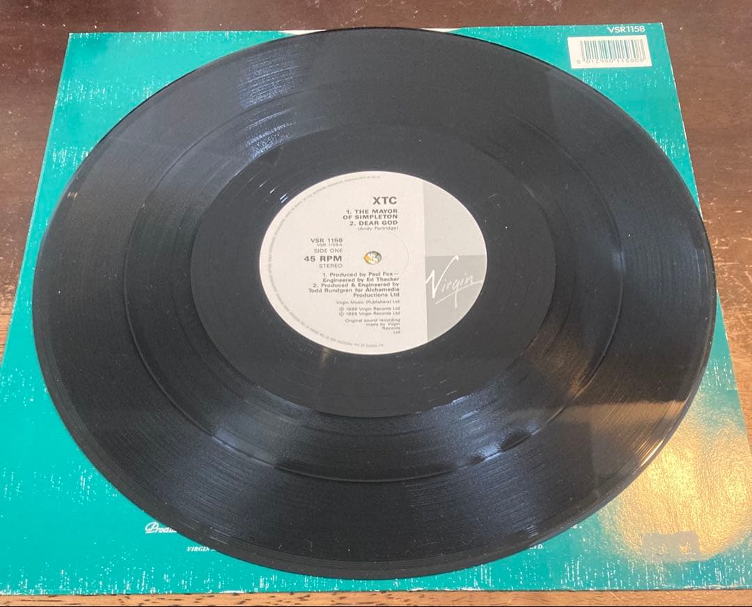 ◾️89年大ヒット名曲■XTC ■Mayer Of Simpleton ■12in