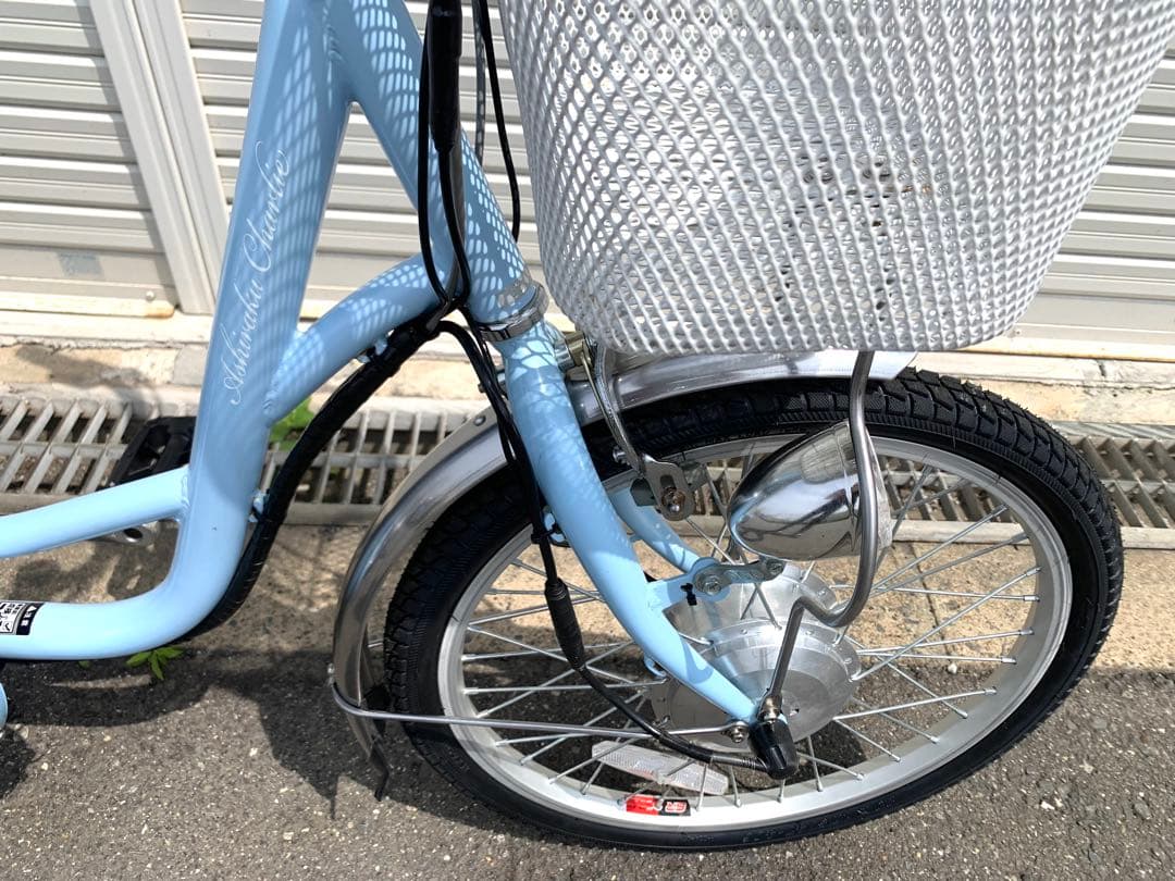 送料無料 AshirakuCharlie電動アシスト三輪自転車 動作確認済