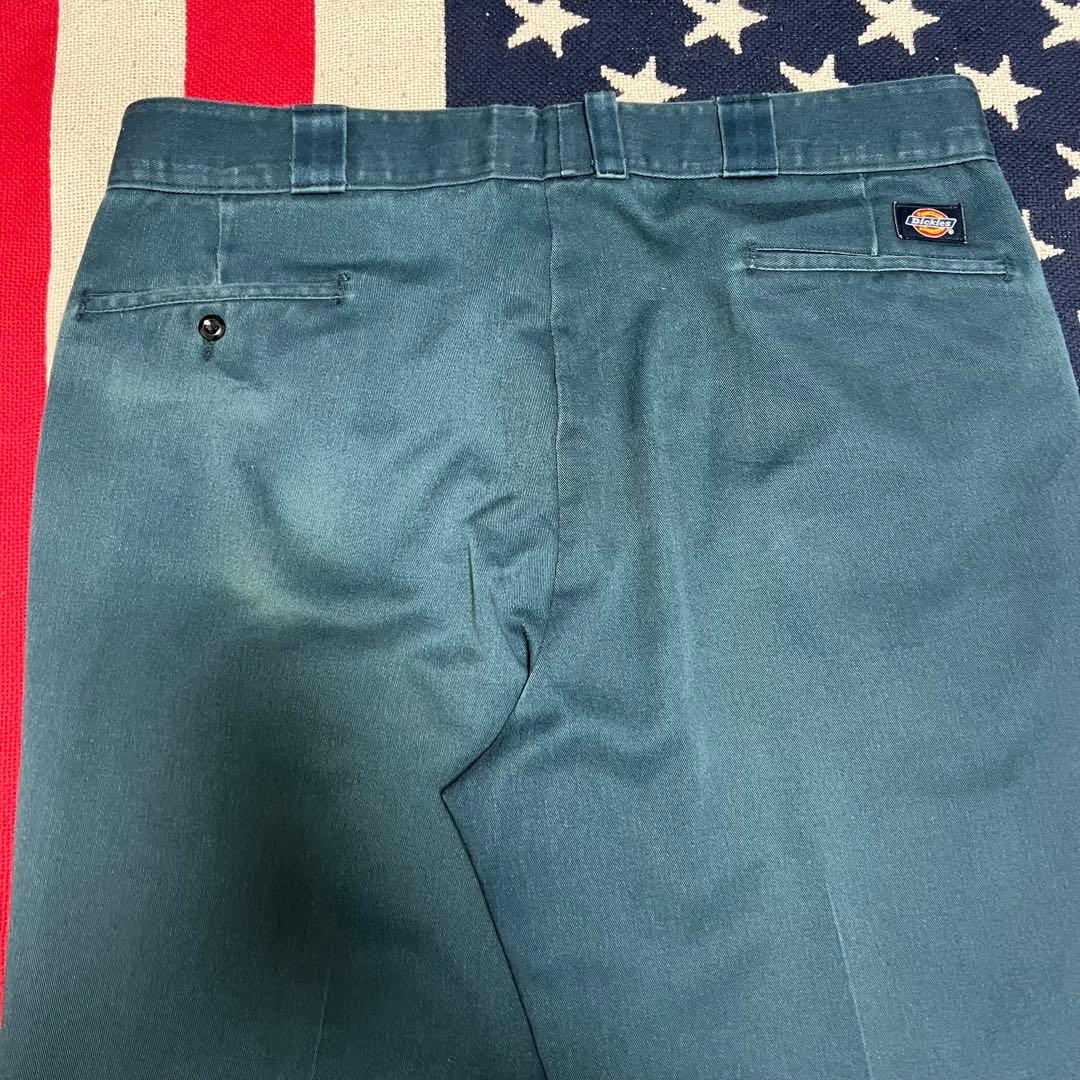 80s90s usa製 dickeys ディッキーズ874 ワークパンツ 紺