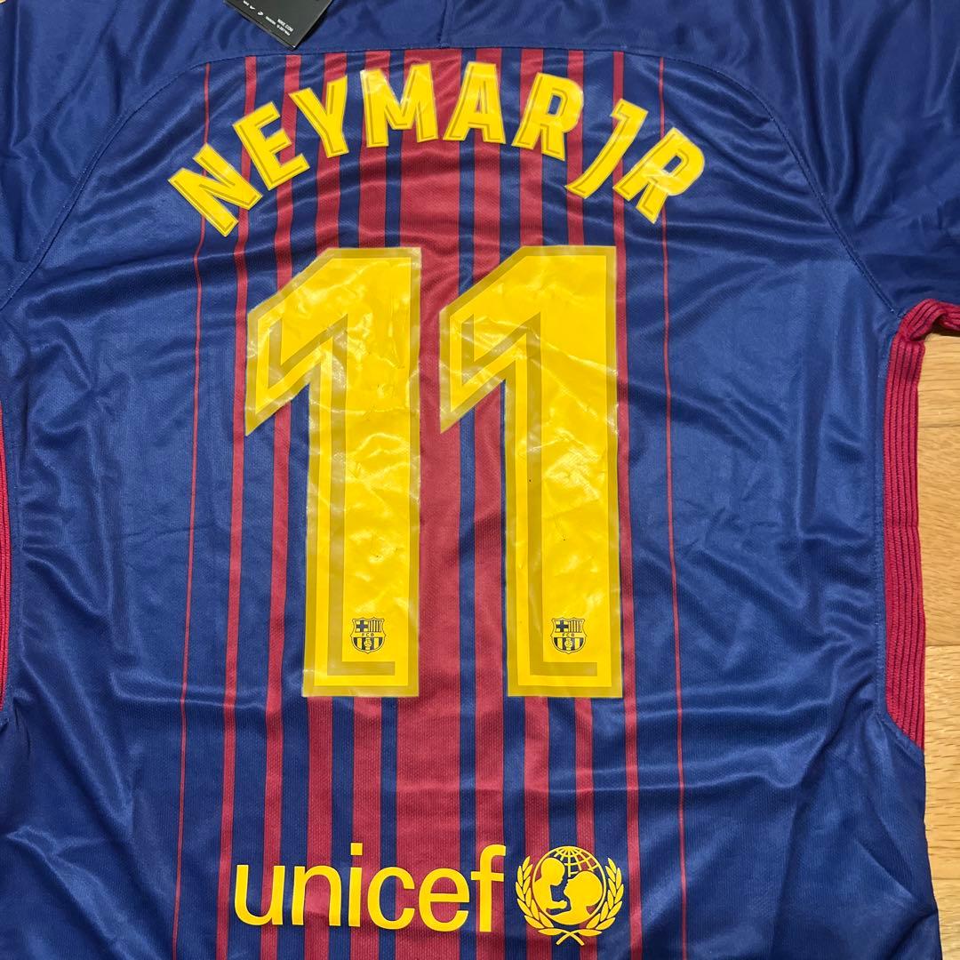 新品 未使用 ゲームシャツ NEYMAR ネイマール ユニホーム バルセロナ