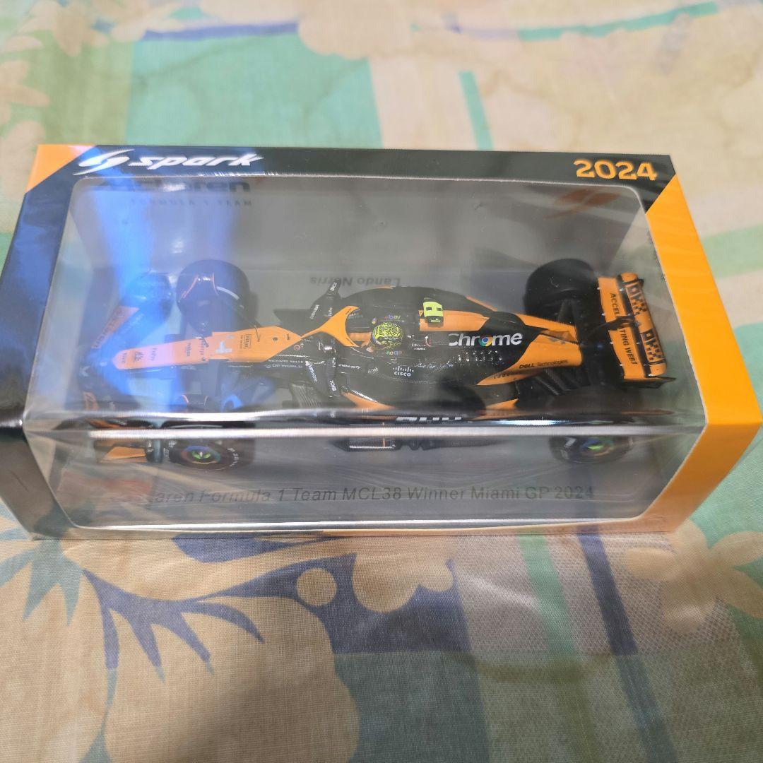 Spark スパーク 1/43　2024年ランドノリス　マイアミグランプリ初優勝