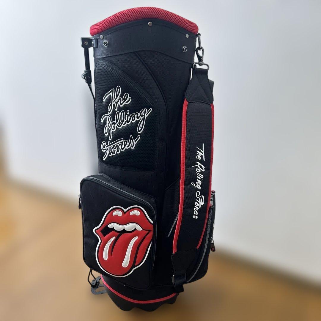 The Rolling Stones キャディバッグ 黒/赤