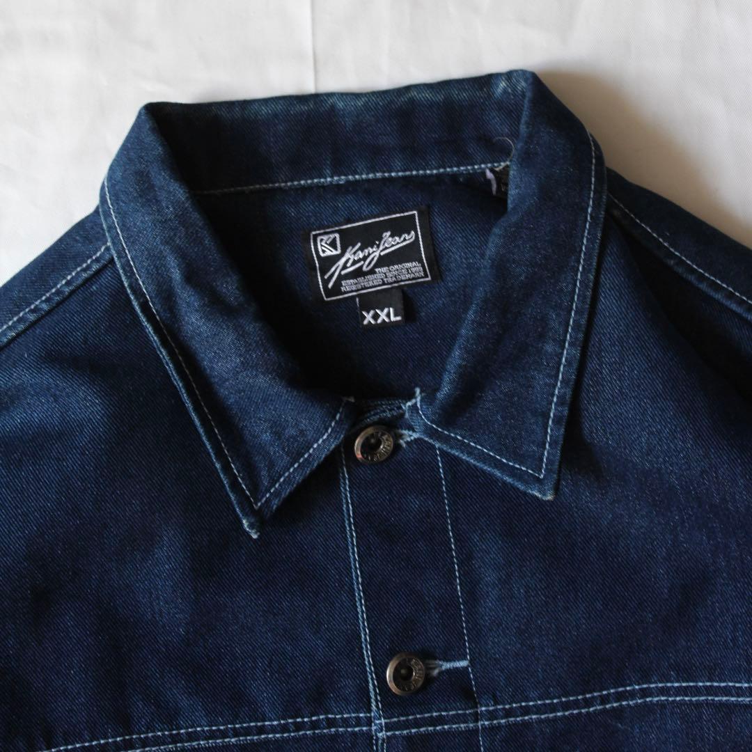 希少•美品 90s Karl Kani Jeans デニムジャケット シャツ