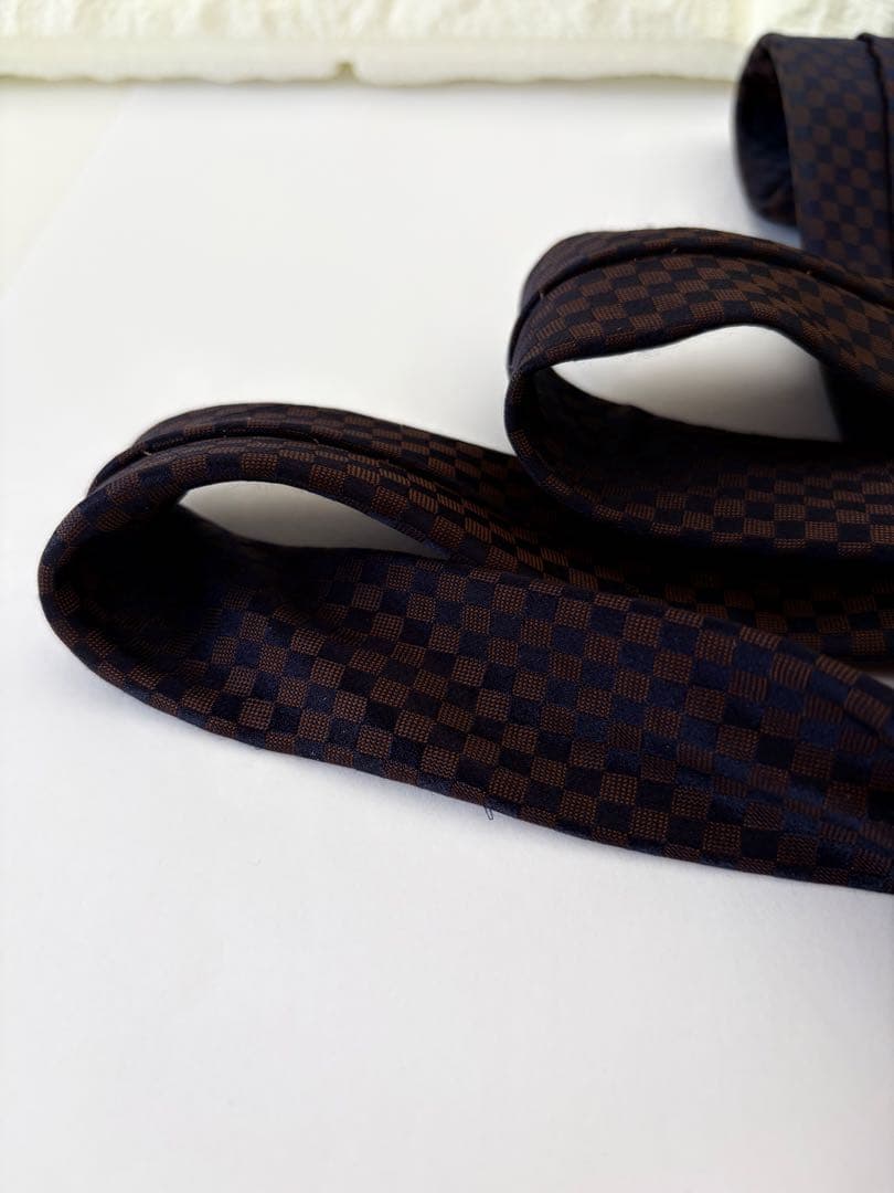 Louis Vuitton ルイヴィトン チェック柄 ネクタイ ダミエ