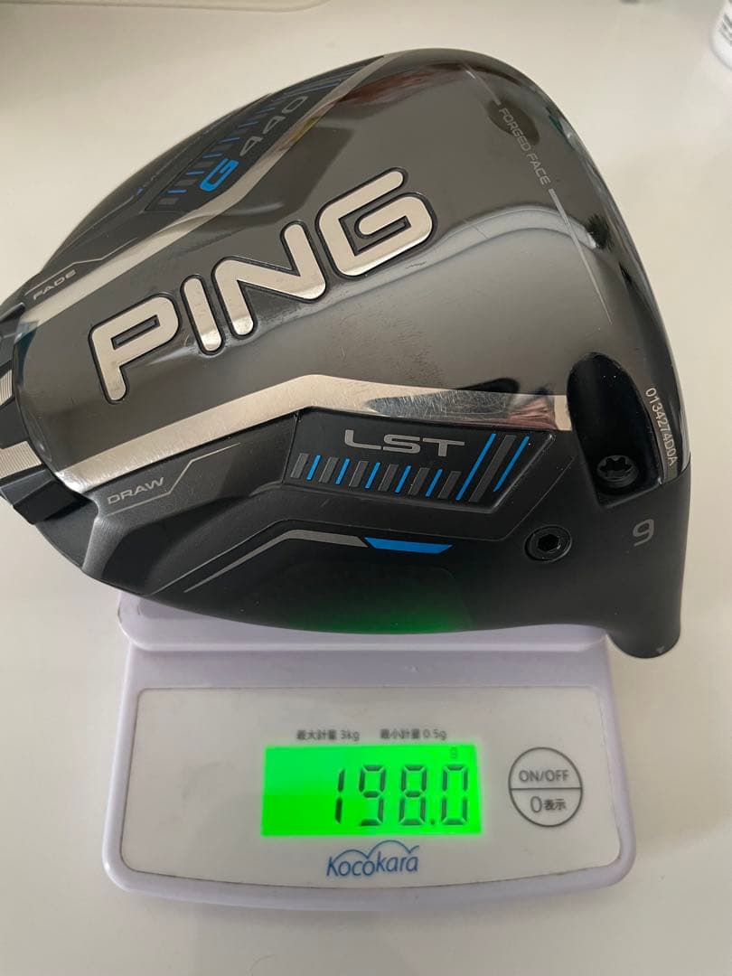 PINGピンG440LST 9度ヘッド単品　重量198g 日本仕様