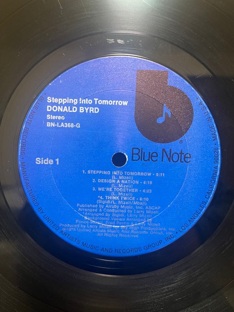 USオリジ Donald Byrd Stepping Into Tomorrow