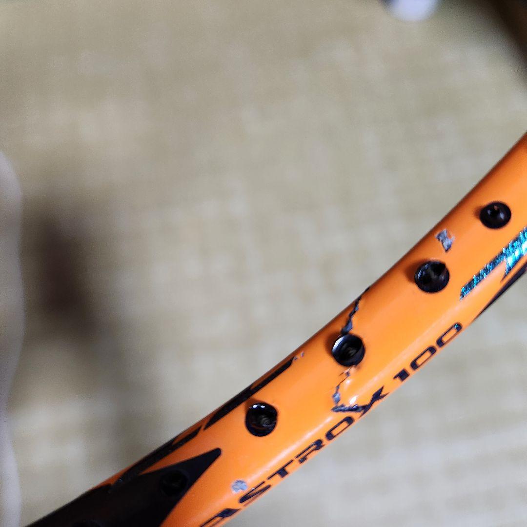 【ジャンク品】　バドミントンラケット　アストロクス100zz　ダークネイビー