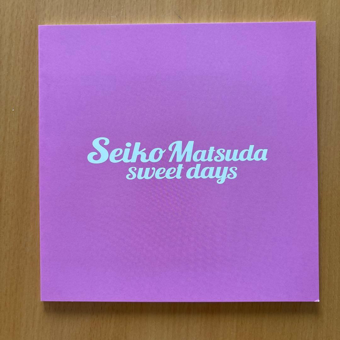 【美品】Seiko Matsuda sweet days 完全生産限定盤