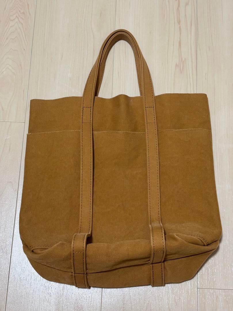 バッグ amiacalva/washed canvas 4pockets tote-TS